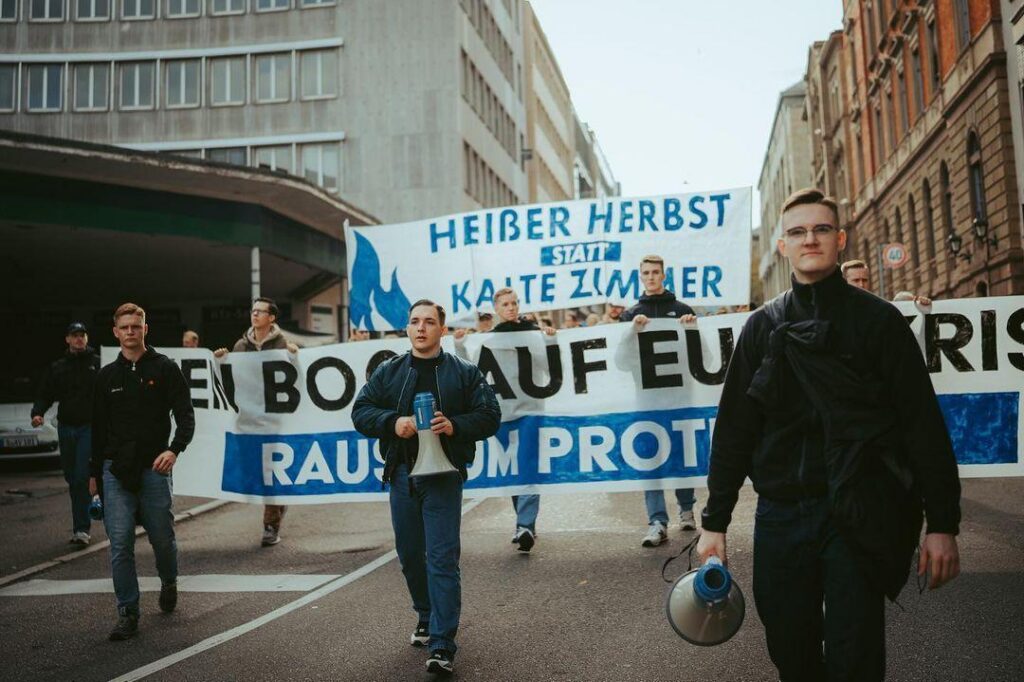 Luis Rupprecht (r.) in Suttgart im Herbst 2022 (Foto: Soziale Medien)