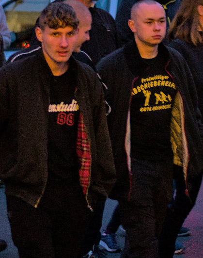 v.l.n.r.: Benny und Robin Franke mit Ian Bütow am 26.9.2022 in Kahla (Foto: Mirko Bratypus)