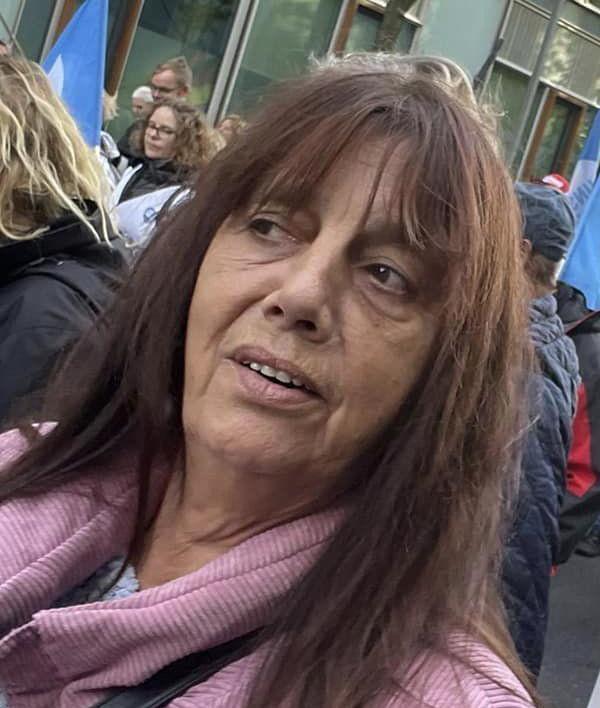 Foto von Bärbel Kirchner auf AfD Demonstration in Berlin